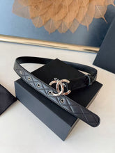 Load image into Gallery viewer, BL269 CHANEL Classic CC Belt in Soft Lambskin / 3.0 cm
