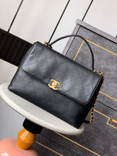Load image into Gallery viewer, CC1171 Medium/Large/Maxi Flap Bag with Top Handle / HIGHEST QUALITY VERSION

