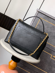 CC1171 Medium/Large/Maxi Flap Bag with Top Handle / HIGHEST QUALITY VERSION