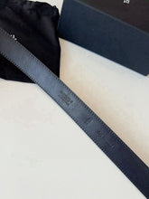 Load image into Gallery viewer, BL272 CHANEL Classic Double C Belt in Gunmetal &amp; Calfskin / 3.0 cm
