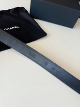 Load image into Gallery viewer, BL273 CHANEL Classic Double C Belt in Gunmetal &amp; Calfskin / 3.0 cm
