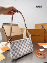 Load image into Gallery viewer, LB838 Damier Azur Pochette / 9x5.1x1.2inch
