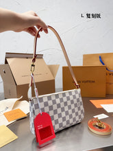 Load image into Gallery viewer, LB838 Damier Azur Pochette / 9x5.1x1.2inch
