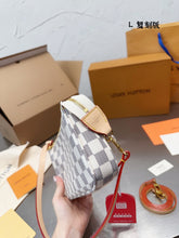 Load image into Gallery viewer, LB838 Damier Azur Pochette / 9x5.1x1.2inch
