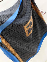 Load image into Gallery viewer, CLTH342 FF Multicolor Silk Foulard / 90x90cm(35..4x35.4inch)
