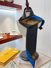 Load image into Gallery viewer, CLTH342 FF Multicolor Silk Foulard / 90x90cm(35..4x35.4inch)
