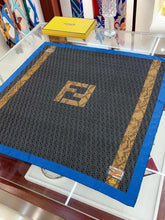 Load image into Gallery viewer, CLTH342 FF Multicolor Silk Foulard / 90x90cm(35..4x35.4inch)
