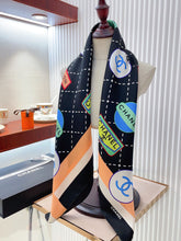 Load image into Gallery viewer, CLTH343 CC Square Scarf / 90x90cm(35.4x35.4inch)
