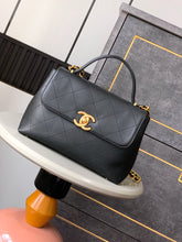 Load image into Gallery viewer, CC1171 Medium/Large/Maxi Flap Bag with Top Handle / HIGHEST QUALITY VERSION
