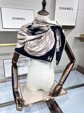 Load image into Gallery viewer, CLTH344 CC Square Cashmere Scarf / 140x140cm(55.1x55.1in)
