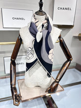 Load image into Gallery viewer, CLTH344 CC Square Cashmere Scarf / 140x140cm(55.1x55.1in)
