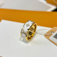 Load image into Gallery viewer, JW1019 LV Nanogram Enamel Ring / Size7/8/9
