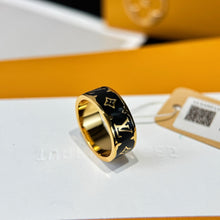 Load image into Gallery viewer, JW1019 LV Nanogram Enamel Ring / Size7/8/9
