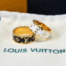 Load image into Gallery viewer, JW1019 LV Nanogram Enamel Ring / Size7/8/9
