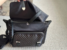 Load image into Gallery viewer, PD343 Re-Nylon Shoulder Bag with Studs / 11x8.6inch
