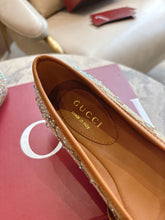 Load image into Gallery viewer, SE1738 Women's GG Crystal Gucci Horsebit Ballet Flat / Size5-11
