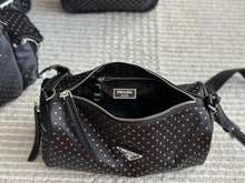 Load image into Gallery viewer, PD342 Re-Nylon Bag with Studs / 10.6x5.1inch
