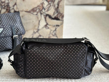 Load image into Gallery viewer, PD344 Re-Nylon Bag with Studs / 13.4x6.3inch
