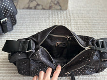 Load image into Gallery viewer, PD344 Re-Nylon Bag with Studs / 13.4x6.3inch
