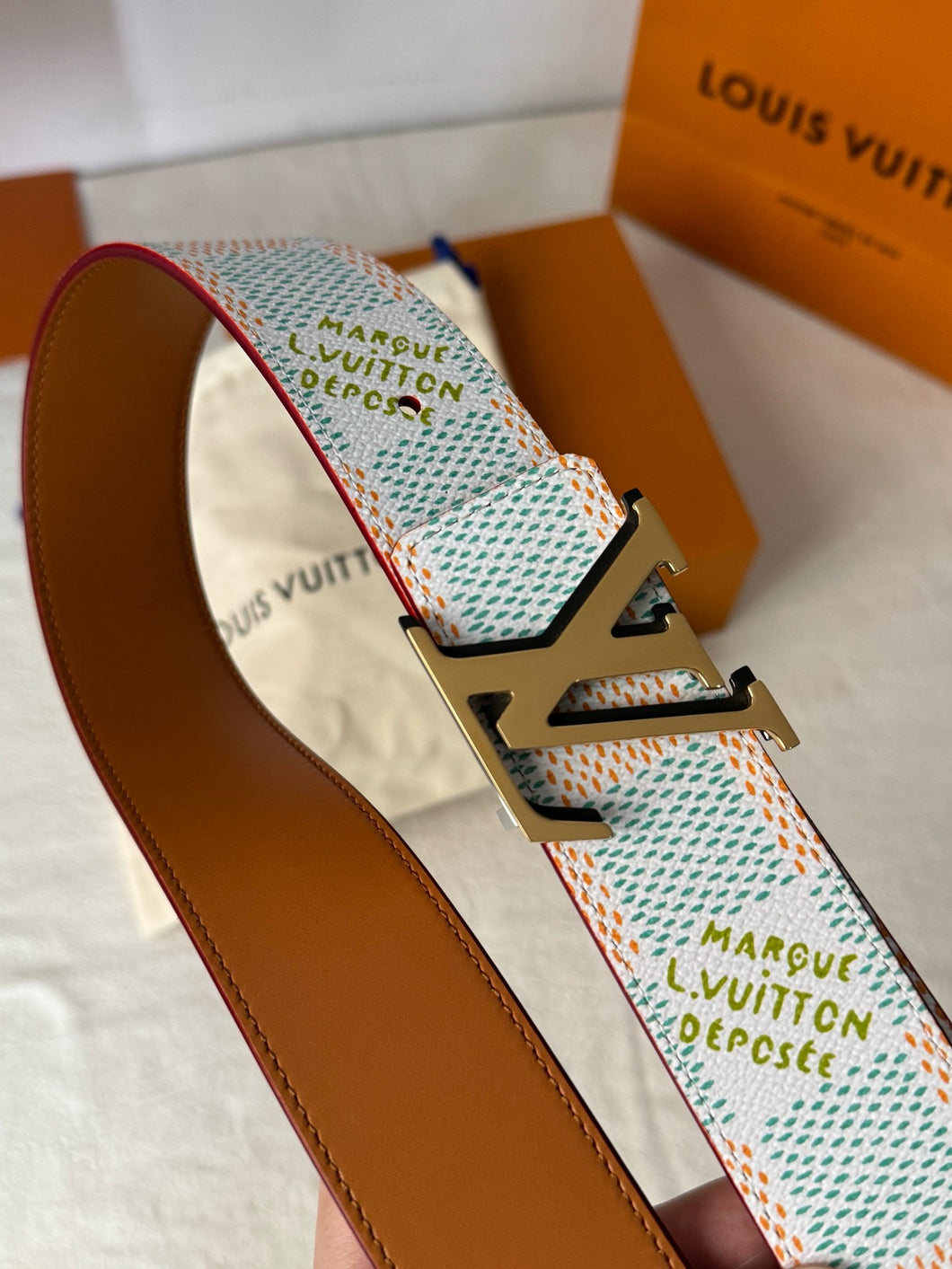 BL244 LV Initiales 40mm Belt