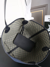 Load image into Gallery viewer, GC717 Gucci Totissima Large Reversible Tote Bag / 11&quot;W x 10.6&quot;H x 10.6&quot;D
