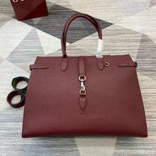 Load image into Gallery viewer, GC696 Large Tote Bag with Hook Closure /  19.7&quot;W x 13.8&quot;H x 6.3&quot;D / HIGHEST QUALITY VERSION
