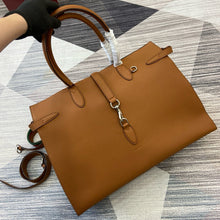 Load image into Gallery viewer, GC697 Large Tote Bag with Hook Closure /  19.7&quot;W x 13.8&quot;H x 6.3&quot;D / HIGHEST QUALITY VERSION
