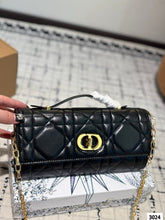 Load image into Gallery viewer, DR519 Miss Caro Top Handle Pouch / 9.5x4.5x5inches
