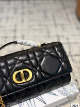 Load image into Gallery viewer, DR519 Miss Caro Top Handle Pouch / 9.5x4.5x5inches
