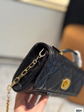 Load image into Gallery viewer, DR519 Miss Caro Top Handle Pouch / 9.5x4.5x5inches
