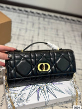 Load image into Gallery viewer, DR519 Miss Caro Top Handle Pouch / 9.5x4.5x5inches
