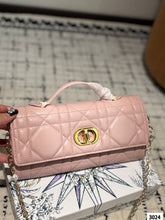 Load image into Gallery viewer, DR519 Miss Caro Top Handle Pouch / 9.5x4.5x5inches
