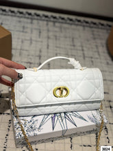 Load image into Gallery viewer, DR519 Miss Caro Top Handle Pouch / 9.5x4.5x5inches
