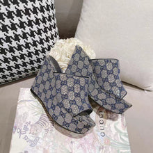 Load image into Gallery viewer, SE1078 Women&#39;s GG Platform Slide Sandal /  Size5-11
