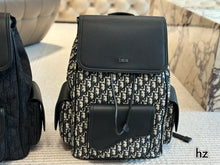 Load image into Gallery viewer, MBG075 Saddle Backpack with Flap / 10.5x16x5.5inches
