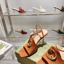 Load image into Gallery viewer, SE1082 Gucci Blondie Heeled Sandal / Size5-11
