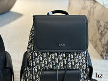 Load image into Gallery viewer, MBG075 Saddle Backpack with Flap / 10.5x16x5.5inches
