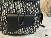 Load image into Gallery viewer, MBG075 Saddle Backpack with Flap / 10.5x16x5.5inches
