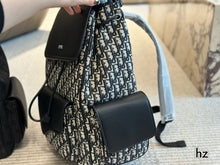 Load image into Gallery viewer, MBG075 Saddle Backpack with Flap / 10.5x16x5.5inches
