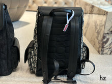 Load image into Gallery viewer, MBG075 Saddle Backpack with Flap / 10.5x16x5.5inches
