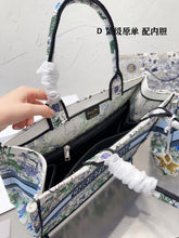 Load image into Gallery viewer, DR306 Medium/Large Dior Book Tote
