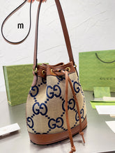 Load image into Gallery viewer, GC567 Jumboo GG Bucket Bag / 9.4x10.2x5.1inch
