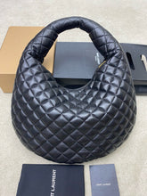 Load image into Gallery viewer, YSK442 ICARE Hobo in Quilted Nappa / 11.8–18.5" x 12" x 0.8–4.7" / HIGHEST QUALITY VERSION
