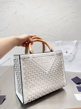 Load image into Gallery viewer, PD248 Small Leather Prada Symbole Bag / 11.8x9.4x3.7inch
