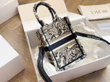 Load image into Gallery viewer, DR307 Mini Dior Book Tote  Phone Bag/ 5 x 7 x 2 inches

