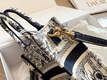 Load image into Gallery viewer, DR307 Mini Dior Book Tote  Phone Bag/ 5 x 7 x 2 inches

