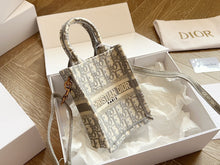 Load image into Gallery viewer, DR307 Mini Dior Book Tote  Phone Bag/ 5 x 7 x 2 inches
