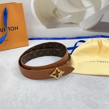 Load image into Gallery viewer, BL247 LV Flowergram 30mm Reversible Belt
