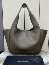 Load image into Gallery viewer, YSK371 LE 5 À 7 BEA IN GRAINED LEATHER / HIGHEST QUALITY VERSION / 19.7&quot; x 11&quot; x 7.1&quot;
