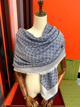 Load image into Gallery viewer, JW1434 Gucci 2026 Reversible Silk-Cashmere Square Scarf / 140×140 cm
